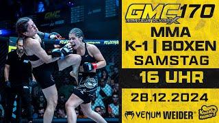 GMC OlympiX 170 | MMA K-1 Boxen | 28.12.2024 | FREE