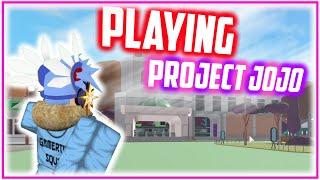 Playing Project Jojo... | Farming in PJJ | Roblox