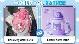 Would You Rather Hello Kitty VS Kuromi Cute Stuff Edition