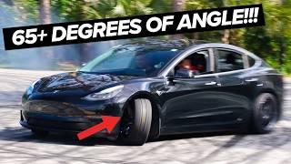 We built a Drift Tesla - and it’s WAY too GOOD!