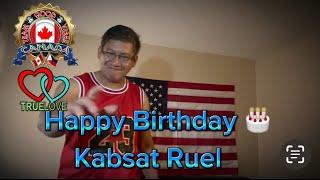 Happy birthday kabsat Ruel