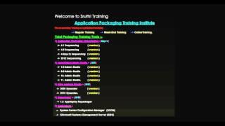 application packaging Msi And Appv, Act, Sccm, Orca,wise , Admin Training