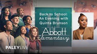 PaleyLive: Back to School: An Evening With Abbott Elementary's Quinta Brunson