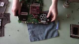 Acer Extensa 7630g - Разборка  / Disassembly Acer 7630g