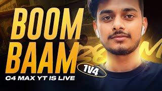 FIRST STREAM AFTER BGMI UNBAN  | C4 MAX Yt Live