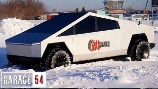 TESLA CYBERTRUCK из УАЗ - ПЕРВЫЙ ВЫЕЗД