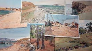 Акварели. Байкальский пленэр 2019 (Baikal plein air watercolor)