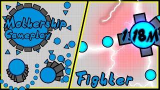 Diep.io - New Updates and Mothership Gameplay + Fighter 1.18m (FFA)