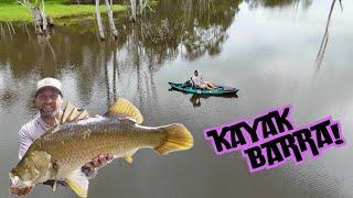 Kayak Fishing for BARRA!