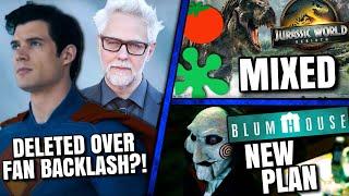 James Gunn Deletes Superman Scene, Jurassic World Reactions, Blumhouse's Plans For Saw & MORE!!