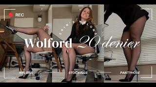 4K Wolford Satin Touch Den 20 Pantyhose Review