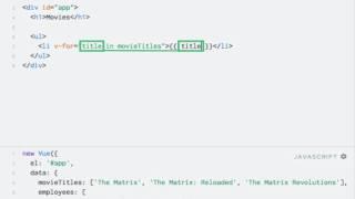 Looping through arrays (v-for)