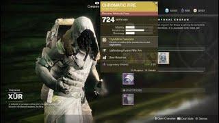 Destiny 2 Xur location & What he brought 8/9/2019