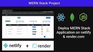 Deploy MERN Stack Application on Netlify & Render for FREE