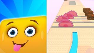 Jelly Slides 🟥🟨🟧 Gameplay iOS - Slide It Through