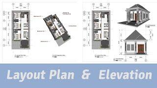 Updated to Lesson#06 Easy Way to do Floor Plan & Elevation in Layout SketchUp