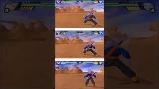 All Future Trunks Moveset - Dragon Ball Z Budokai Tenkaichi 3 