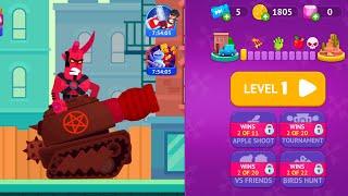 Bowmasters New Character Devil Gameplay