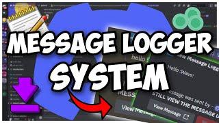 [NEW] - MESSAGE LOGGER SYSTEM for your Discord Bot! || Discord.js V14