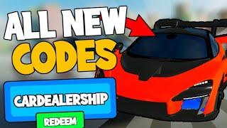 ALL CAR DEALERSHIP TYCOON CODES! (May 2021) | ROBLOX Codes *SECRET/WORKING*