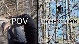 POV Tree Climb Vlog | Don't Get Wet Challenge