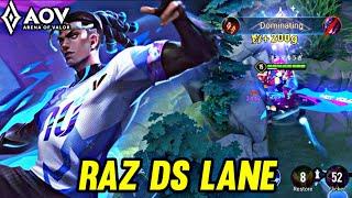 AOV : RAZ GAMEPLAY | IN DS LANE - ARENA OF VALOR LIÊNQUÂNMOBILE ROV