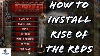 HOW TO INSTALL RISE OF THE REDS | Command and Conquer: Generals Zero Hour