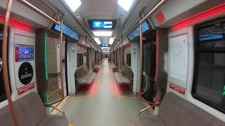 Moscow new metro trains 4K 60fps.