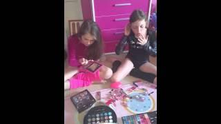 Anna & Gracie's gymnast make-up