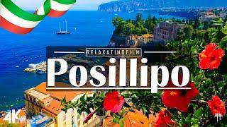 Beautiful Posillipo, Naples 4K • Relaxing Italian Music, Instrumental Romantic • Video 4K UltraHD