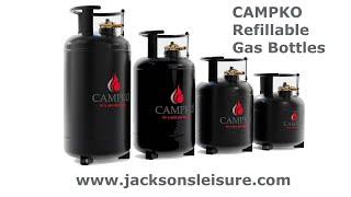 Campko Refillable LPG Gas Bottles Caravan Motorhome Campervan and Marine