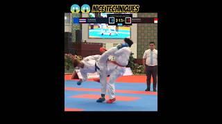 Amazing Karate Techniques | Asean University Games 2024 | Thailand vs Indonesia #shorts #karate #wkf