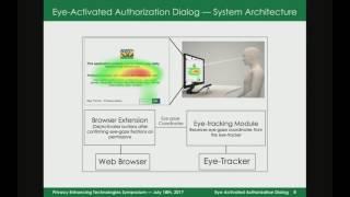 Yousra Javed - Look Before You Authorize: Using Eye-Tracking To Enforce User