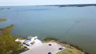 POQUOSON VIRGINIA AERIAL VIDEO (Amorys Wharf)