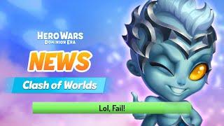 Failed Game Mode, Clash of Worlds, Not Getting Cancelled After All — Hero Wars: Dominion Era