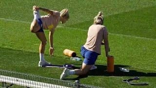 The Lionesses train in Sydney ahead of China Women's World Cup tie