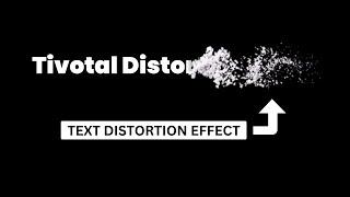 Text Distortion Effect by using HTML and CSS