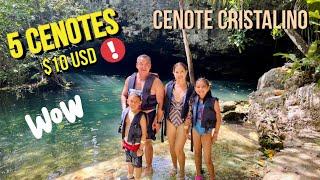 CENOTE CRISTALINO, Riviera Maya  | 5 CENOTES in ONE place