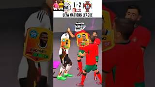 Ronaldo vs Rudiger  | dls 25 #football #dls25 #ronaldo #portugal #dlsgangs #shorts #germany