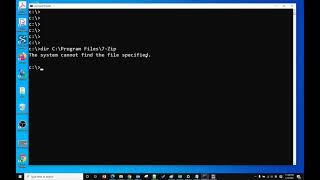 Command Prompt Error 'C:\Program' is not recognized as an internal or external command