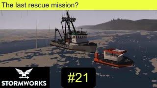 The last rescue mission? | Stormworks classic career #21 [no commentary]