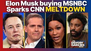 Elon Musk Buying MSNBC Sparks CNN MELTDOWN