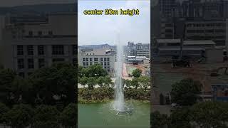 10M diameter dancing swing fountain for lake/pond use with floating