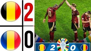 Belgium vs Romania (2-0) HIGHLIGHTS | UEFA EURO 2024 | kevin de bruyne & youri tielemans goal