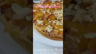 Bizcocho de Melocotón‼️ Receta en el CANAL‼️ #shorts #short #recetas #cake #bizcochos #melocotón