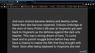 The life of Dolores Umbridge