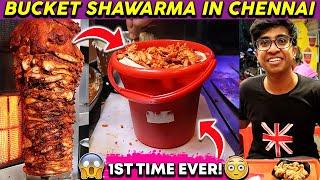 Bucket Shawarma 1st Time Ever In Chennai | Food Review Tamil | Idris Explores | #Shorts