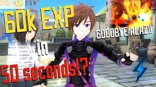 Easy 60k+ Exp in 50 secs or less!! THE BEST WAY to level up now!! (SAOIF 2019)