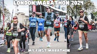 I RAN MY FIRST MARATHON !!! Realistic Race Day Vlog I London Marathon 2024