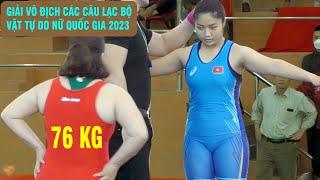 Vật Nữ. "Women's Wrestling" .Giải vô địch các clb Quốc gia - Hạng 76 kg.